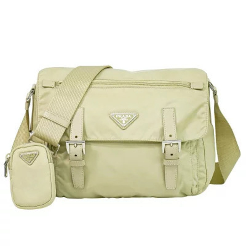 Prada Re Shoulder Bag Beige Tan